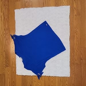 Calvin Klien Blue Short Sleeve Shirt, Women's Small, Decent Condition!